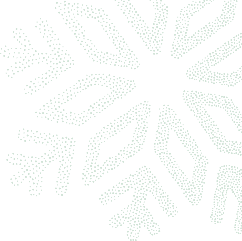 Halftone Dot Snowflake Background